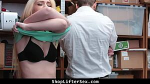 cop catches teen shoplifter rips clothes punishes in garage