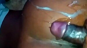 Curvy Black Bride Gets Jizzed on by Fat Husband During Wedding Fuck