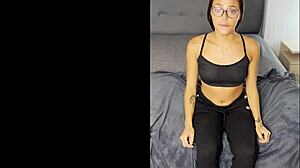 Tiny Latina Teen Struggles with Monster BWC in First Casting