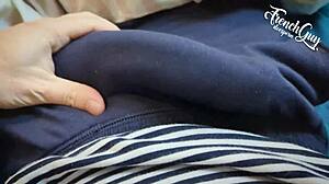 French Guy Forces Deepthroat Sucking with Insults and Domination Pov