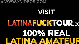 gorgeous mexican mamacita's first anal casting with deepthroat and cum
