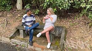 naughty milf gets anal fetish in park forest