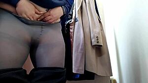 mature stepmom horny wet pussy fitting room bang