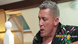 cum slip triggers granny's wild dorm fuck