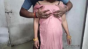 indian schoolgirl roleplays naughty sex with her horny boyfriend