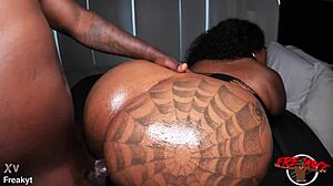 this bbw beauty handles that huge bbc like a total pro