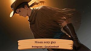 Erotic Moaning Solo Orgasm as Sexy Guy Fucks Friend Hard