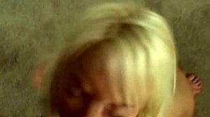 hot young babe sucks dirty cock like a pro