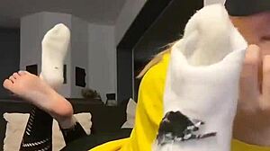 Barefoot Dirty Socks Feet Nike Smelly Fetish Closeup