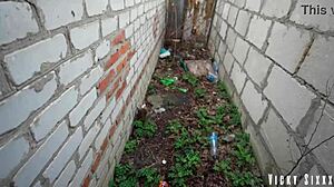 Real Risky Garage Blowjob Ends Mouthful Cum Swallow!