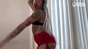 shoving my tight pussy right in your face dancing funk