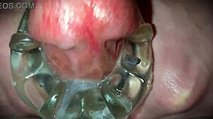 Monster Cock Close-Up Toys Ooze Thick Cum Explosion