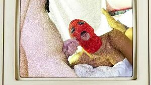 Maya fierce slurps cock before pussy cum blast!