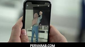 cute arab teen veronica valentine bounces ass on cock