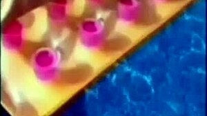 petite milf's bubble ass fucked doggystyle by pool guy in bikini