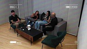 Colombian friend's girlfriend, feel my cock during her workout fuck?