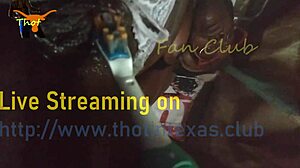texas thot's pussy takes toothbrush vibrator fingering deep