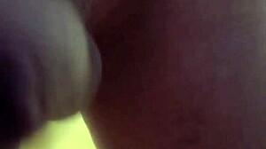 Chubby Mature Exercises Naked with Small Uncut Cock Swinging Wild