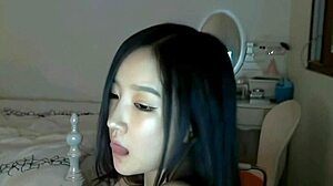 korean webcam girl park nima strips lingerie for hd blowjob tease