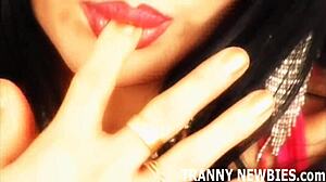 She Begs for My Cock Pounding Her Tight Shemale Ass!