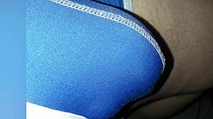 My underwear strains over throbbing monster asian cock