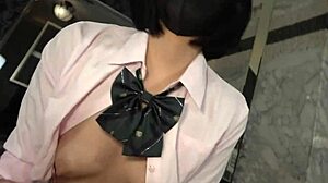 Japanese teen blowjob hairy creampie cosplay