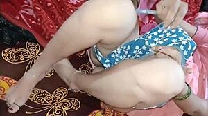 Indian newlyweds midnight sex tease