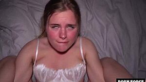 Choke This Kinky Submissive Teen While She Begs for More Rough Fucking!