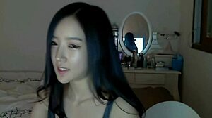 korean webcam girl park nima strips lingerie for hd blowjob tease