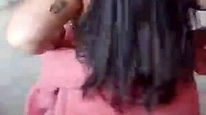 amateur girl strips teasingly during her steamy bath time