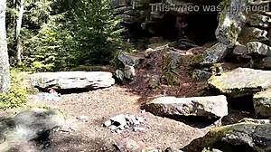 wanna see this ladyboy stroke hard on the road?