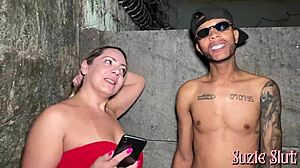 Suzie Slut Fucked by Mano Meck Outdoor Raw