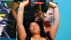 Fitness Hermanastra Fucked Hard Gym Taboo Style!