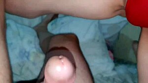 wife's panties off wet pussy creampie comp