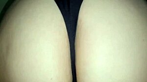 wife's panties off wet pussy creampie comp