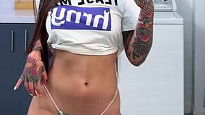 big titty latina teen explodes in wild masturbation orgasm