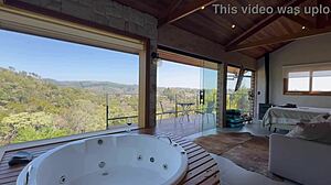 renatinha's big latina tits tempt in secluded cabin