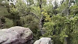 wanna see this ladyboy stroke hard on the road?