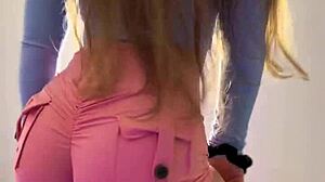 i shake my tight shorts showing off this big latina ass