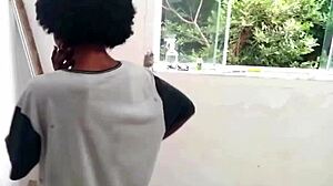 Daddy Leaves Teen Daughter with Hung Builder Who Fucks Her Hard!