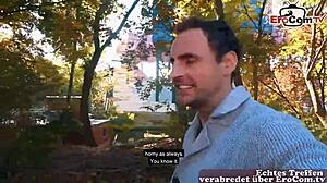 Real German Street Pickup Skinny Blonde Milf Slut Fuck