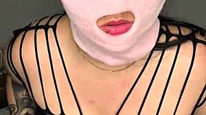 wanna see this masked cutie slam her pussy harder?