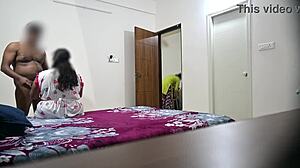 wife blows me hard while maid cleans our fuck room