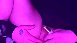 Dirty Goth Milf Raven's Tight Pussy Stuffed with Dildo