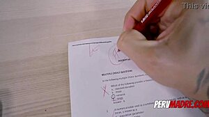 stepmom's big tits reward good grades with kitchen cowgirl ride