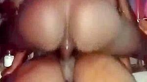 skinny sub rides rough anal on big cock desperately