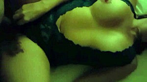 Naughty wife spreads wet pussy for bold beauty licking play