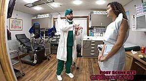 Ever seen a shaved asian pussy spread wide backstage like Mara Luv's?