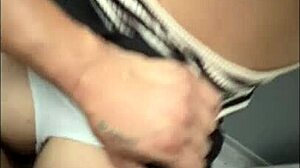 Does my hot roommate fuck my latina ass good in the hallway?