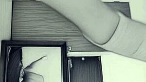 bbw asian wife fingers fat pussy blows big cock